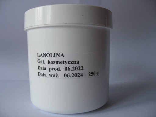 Zdjęcie oferty: Lanolina kosmetyczna 250 g