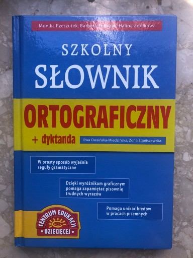 Zdjęcie oferty: SŁOWNIK ORTOGRAFICZNY + DYKTANDA 