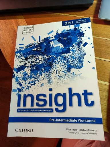 Zdjęcie oferty: Insight. Pre-Intermediate Workbook. 2 in 1