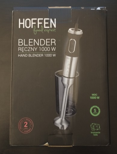Zdjęcie oferty: Hoffen HB-0366 blender ręczny 1000W
