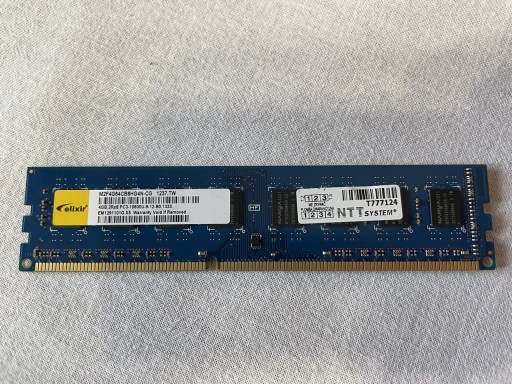 Zdjęcie oferty: RAM Elixir DDR3 4GB 2Rx8 1333MHz