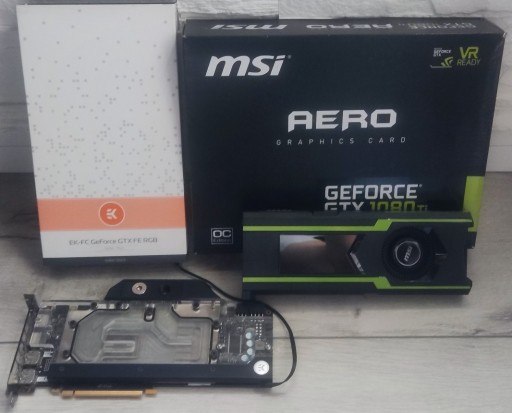 Zdjęcie oferty: GeForceGTX 1080Ti AERO 11G OC/EK FC GF GTX FE RGB