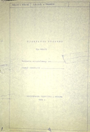 Zdjęcie oferty: Dokumentacja techniczna – Wiertarka stołowa WSD-10 / WSD-16