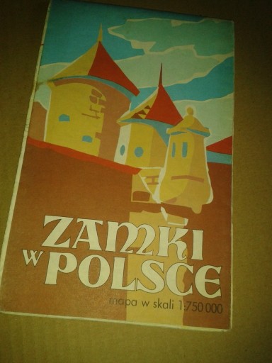 Zdjęcie oferty: Zamki w Polsce PPWK Stara mapa 