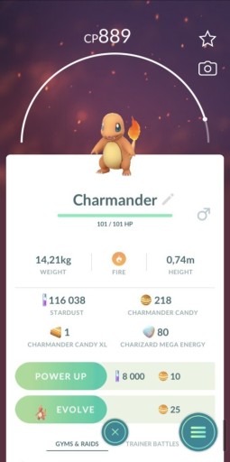 Zdjęcie oferty: Charmander Pokémon Pokémon GO