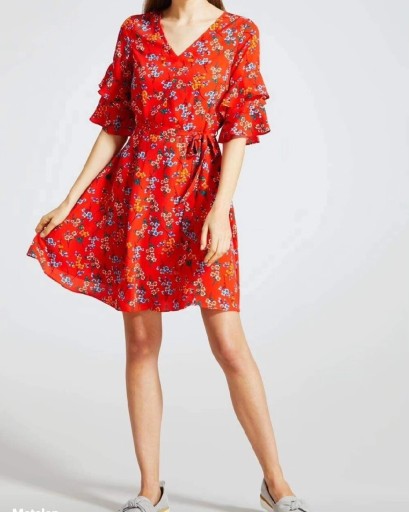 Zdjęcie oferty: Sukienka letnia w kwiaty Papaya XL 