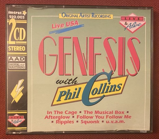 Zdjęcie oferty: Genesis Live USA Chicago 1978 CD