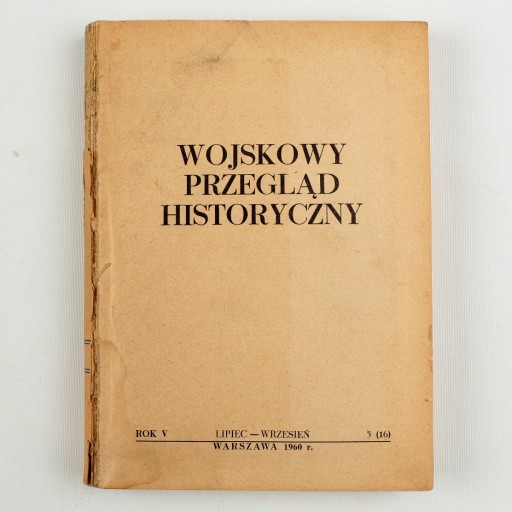 Zdjęcie oferty: Wojskowy przegląd historyczny 1960