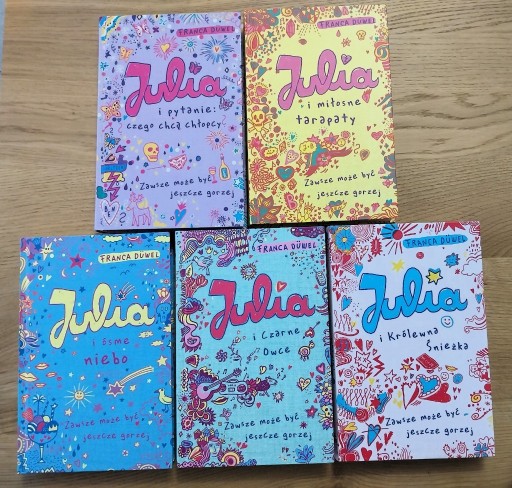 Zdjęcie oferty: Franca Duwel - seria Julia 5 tomów JULIA