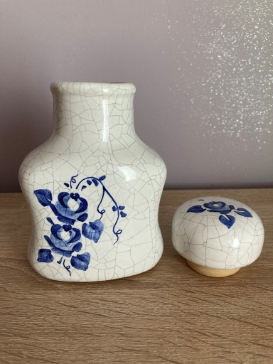 Zdjęcie oferty: Ceramiczne naczynie pojemnik z lat 90-tych