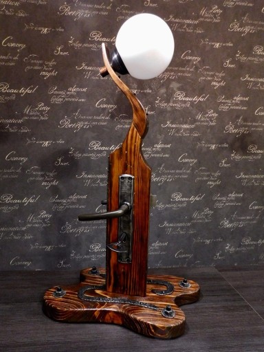 Zdjęcie oferty: Lampa stołowa Stare Drzwi !!!