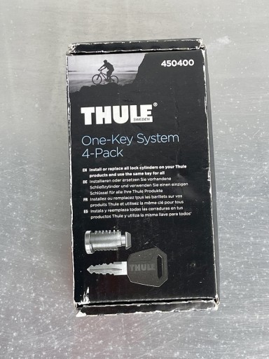 Zdjęcie oferty: Thule One Key System 450400 4 wkładek zamka N221