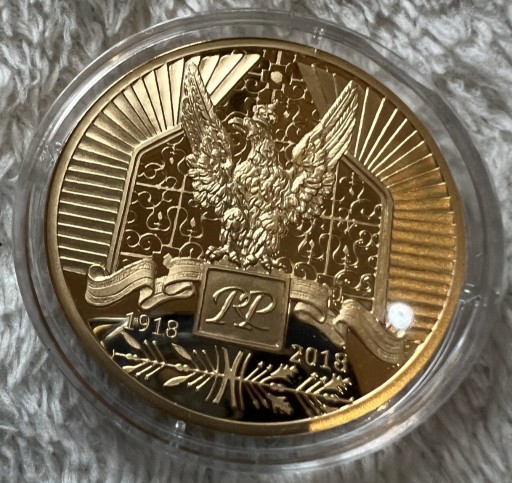Zdjęcie oferty: Medal Ojcowie Polskiej Niepodległości Pozłacany