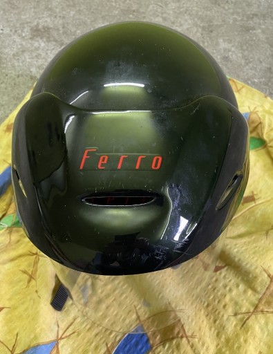 Zdjęcie oferty: kask motocyklowy hełm ferro s 55/56 bezszczękowy