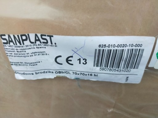 Zdjęcie oferty: Sanplast obudowa brodzika OBp/CL 70*70*15bi