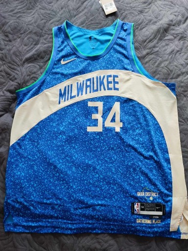 Zdjęcie oferty: Milwaukee Bucks Nike 3XL authentic Giannis