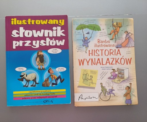 Zdjęcie oferty: Historia wynalazków obrazkowa, Słownik przysłów