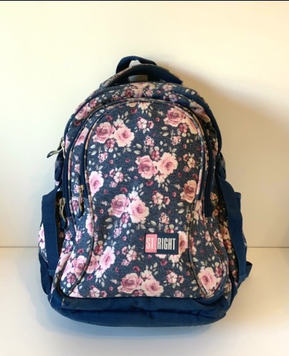 Zdjęcie oferty: Plecak szkolny 4-komorowy w kwiaty