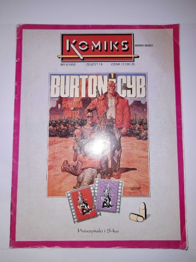 Zdjęcie oferty: Komiks Burton&Cyb nr 6/1992 zeszyt 18