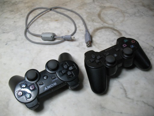 Zdjęcie oferty: sony pad 2x cechzc2e przewód oryginał dual shock sixaxis