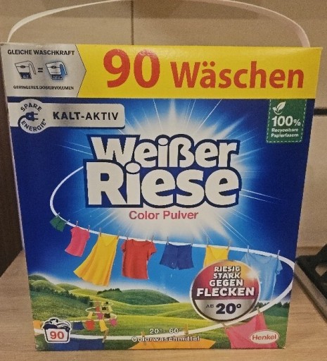 Zdjęcie oferty:  Weißer Riese kolor 4,5kg, 90WL