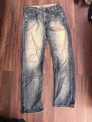 Zdjęcie oferty: spodnie jeansy vintage prosta nogawka baggy