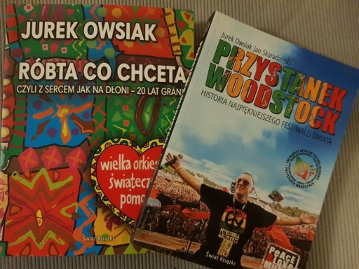 Zdjęcie oferty: Jurek Owsiak Róbta co chceta + Przystanek Woodstock