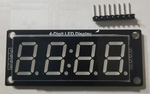 Zdjęcie oferty: Wyświetlacz LED 4-cyfr TM1637 Red 7-segm 0,56"