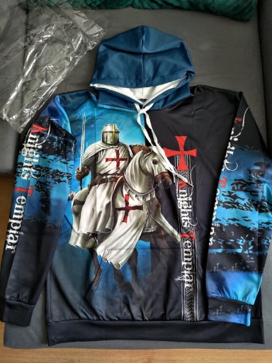 Zdjęcie oferty: Bluza nadruk XL Templariusz 