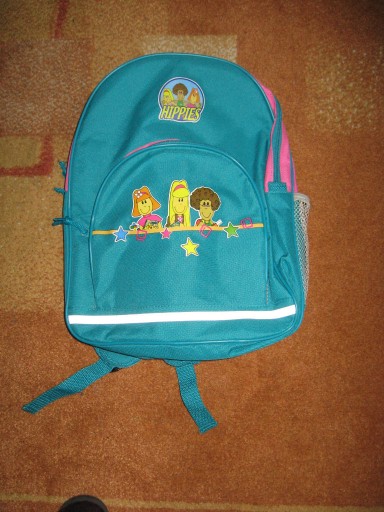 Zdjęcie oferty: nowy duży plecak do szkoły zielony z dziewczynką