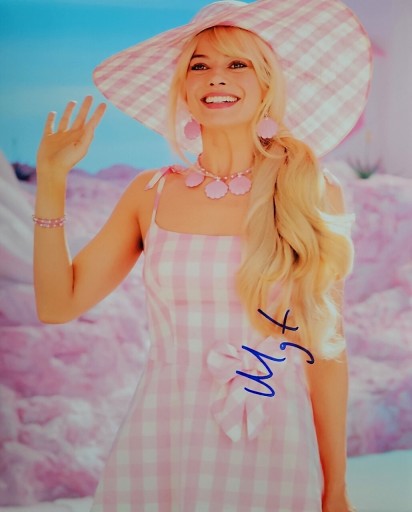 Zdjęcie oferty: Barbie -Margot Robbie Autograf z certyfikatem