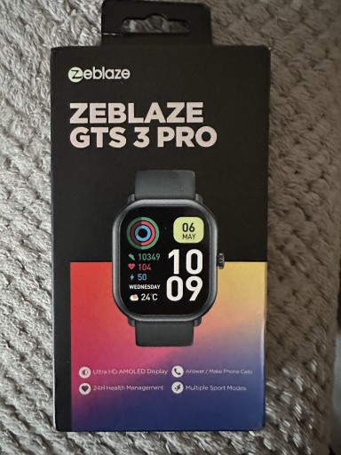 Zdjęcie oferty: Zeblaze GTS 3 Pro czarny nowy. 