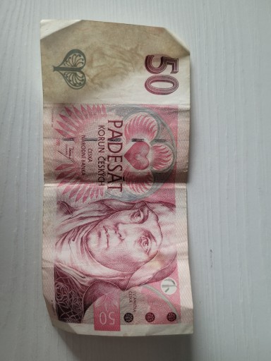 Zdjęcie oferty: 2 banknoty 50 CZK koron czeskich 1997