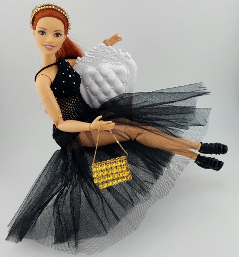 Zdjęcie oferty: Sukienka ubranko dla Barbie CURVY zestaw 6 elemen