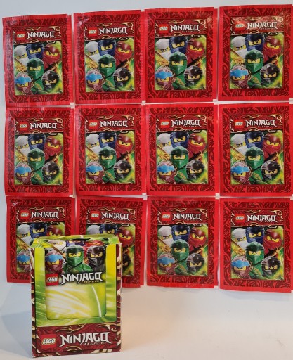 Zdjęcie oferty: LEGO NINJAGO  naklejki 100 SASZETKI 20 X LEGENDA