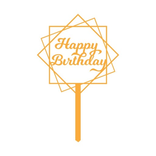 Zdjęcie oferty: Topper na tort urodzinowy Happy Birthday wzory