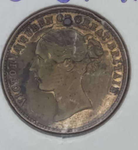 Zdjęcie oferty: Half 1/2 Sovereign Victoria 1840r Token