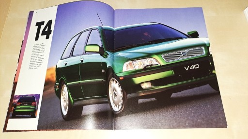 Zdjęcie oferty: Volvo V40 (również T4 !) 1998 prospekt reklamowy