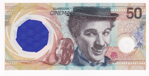 Zdjęcie oferty: Banknot Testowy PWPW - Charlie Chaplin - UNC