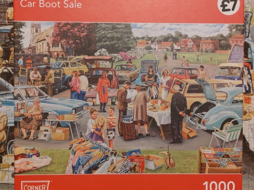 Zdjęcie oferty: Puzzle 1000 Corner Piece Car Boot Sale Kompletne