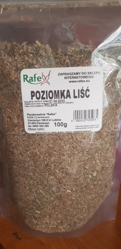 Zdjęcie oferty: Poziomka lisć 100g