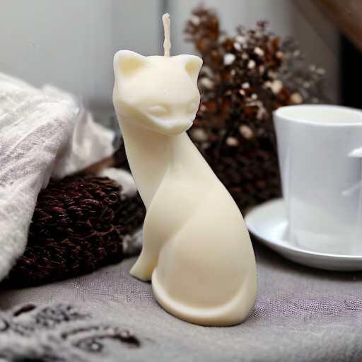 Zdjęcie oferty: Świeca świeczka z wosku sojowego kot kotek