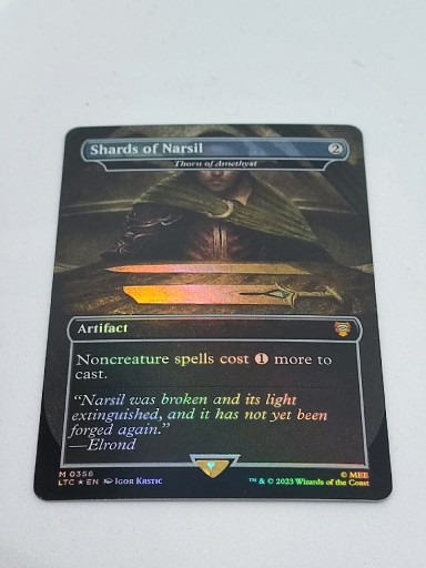 Zdjęcie oferty: karta "Shards of Narsil" z gry Magic: The Gathering
