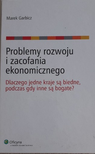 Zdjęcie oferty: Problemy rozwoju i zacofania ekonomicznego marek