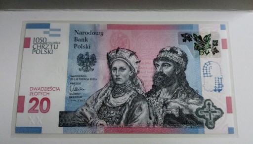 Zdjęcie oferty: 20 zł Chrzest Polski 1050. rocznica Chrztu Polski