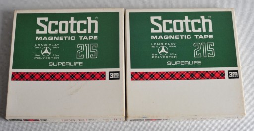 Zdjęcie oferty: Dwie magnetofonowe szpule Scotch 15cm