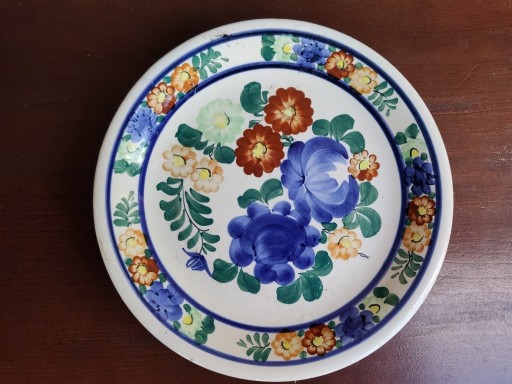 Zdjęcie oferty: PRL Talerz ozdobny Włocławek fajans porcelana 