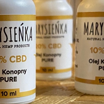 Zdjęcie oferty: Olejek konopny 10% CBD Pure - bez THC, oczyszczony