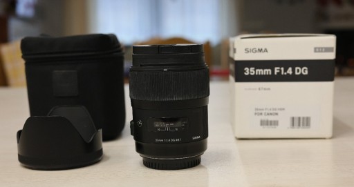 Zdjęcie oferty: Obiektyw Sigma Art 35mm f 1,4 mocowanie Canon