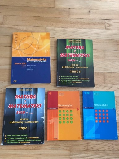 Zdjęcie oferty: Książki przygotowujące do matury z matematyki
